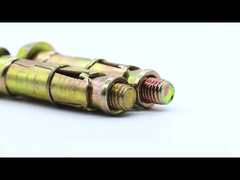 เหล็กคาร์บอน สีแดง Plated Sleeve Expansion Anchor Bolt กับหลุม C / W Hex Nut & Wahser