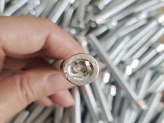 สกรูหัวจมเตเปอร์หกเหลี่ยม DIN912 เหล็ก M100 เกลียวเต็ม