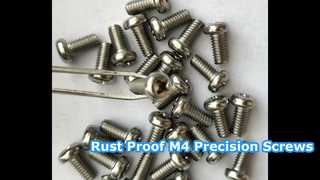 M4-0.7×8 สแตนเลส สกรูหัวกลมฟิลลิปส์