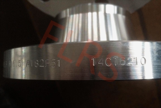 ซื้อ หน้าแปลนคอเชื่อมแบบยกหน้า Super Duplex Stainless Steel A182 F51 / UNS S31803 online manufacture