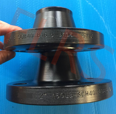 ซื้อ หน้าแปลนคอเชื่อมเหล็กคาร์บอนฟอร์จยกหน้า ASME B16.5 / EN1092-1 online manufacture