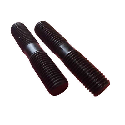 ซื้อ สลักเกลียวเหล็กกล้าคาร์บอนอุตสาหกรรมที่มีความแข็งแรงสูง / Gr8.8 ปลายเกลียวคู่ online manufacture