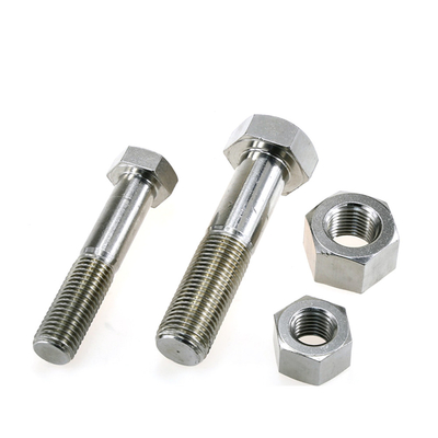 ซื้อ 316 สแตนเลสสตีลครึ่งเกลียวเมตริก Hex Head Cap Bolt ทนต่อการกัดกร่อนสูง online manufacture