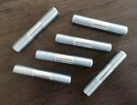 ซื้อ เหล็กชุบสังกะสี สลักเกลียวคู่ เกลียว Electro Galvanized Clamping Type Threaded Studs online manufacture