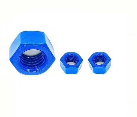 ซื้อ น็อตหัวหกเหลี่ยมเคลือบไฟเบอร์ / A194 2H น็อตหกเหลี่ยม GB /T 6170 online manufacture