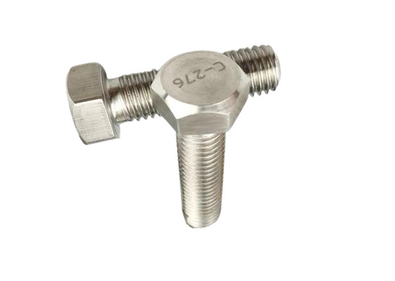 ซื้อ Custom C276 Hastelloy Hex Head Bolt ทนต่อการกัดกร่อนพื้นผิวธรรมชาติไม่ได้มาตรฐาน online manufacture