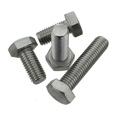 ซื้อ มือซ้าย 18-8 สกรูหัวหกเหลี่ยมสแตนเลส / เกลียว Hex Bolt ย้อนกลับ online manufacture