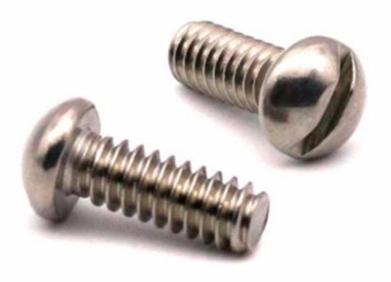 ซื้อ ASME/ANSI B 18.6.3/QJ2837 โบลท์หัวกลมสล็อต / สกรูเครื่องจักรที่มีการปกคลุมเส้นเต็ม online manufacture