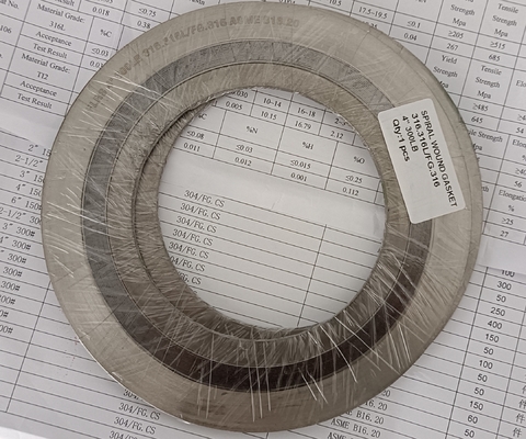 ซื้อ สแตนเลส 316 แหวนภายนอกและแหวนภายใน สายลมเย็บกล่องสําหรับ ASME B16.5 Flange 3.2mm/4.5mm online manufacture