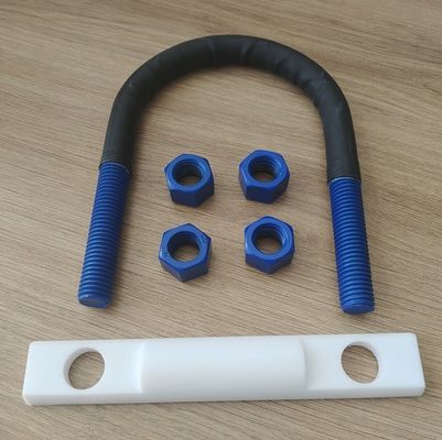 ซื้อ M6, M8, M10, M12, M14, M16 PTFE ผิวเคลือบ U-bolt With Polyshrink,4 มังกรและครึ่งกลม i-rod online manufacture