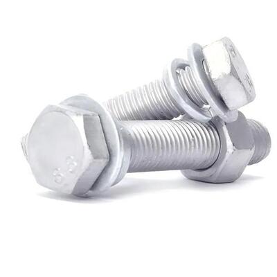 ซื้อ ความต้านทานต่อการกัดกรองสูงสุด โบลท์หัว Hex Head Hot-Dip Galvanized พร้อมเครื่องล้างแบบเรียบ, เครื่องล้างสปริง และ Hex Nut ที่ใช้สําหรับไฟฟ้าไฟฟ้าไฟฟ้าไฟฟ้า, ลม, Ultra การผลิตออนไลน์