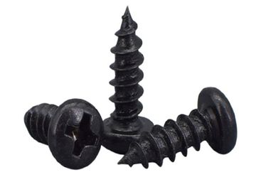 ซื้อ สกรูโลหะแบบแตะด้วยตัวเองชุบสีดำพร้อมหัวกระทะฝังฝ้า DIN 7981 online manufacture
