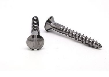 ซื้อ Slotted Flat Head Self Tapping Countersunk Screws สำหรับระบบรถไฟในเมือง online manufacture