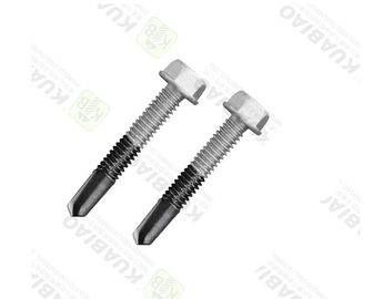 ซื้อ สแตนเลสสตีลโลหะเจาะตัวเองสกรูหัวหกเหลี่ยมเกลียวเต็ม online manufacture
