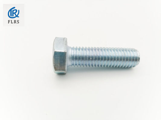ซื้อ สกรูฝาเกลียวหัวหกเหลี่ยมชุบสังกะสีเหล็กกล้าคาร์บอน DIN933 online manufacture