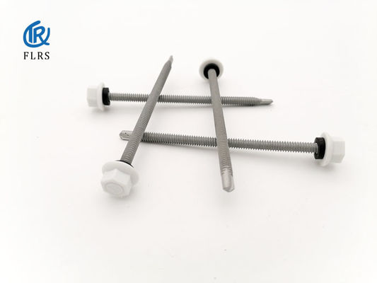 ซื้อ Hex Nylon Flange Head สกรูเหล็กเจาะตนเองพื้นผิวเคลือบป้องกันการกัดกร่อนเกรดสูง online manufacture