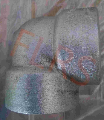 1 นิ้ว Class 3000 อุปกรณ์เชื่อมซ็อกเก็ตข้อศอก 90 องศา A182 F304 / 304L