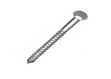 Hex Head Self Tapping Wood Screws, Stainless Steel Fasteners ASME B18.2.1 Standard