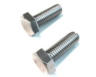 ISO4017 304 สแตนเลสหัวหกเหลี่ยม Bolt หนักเต็ม Thread