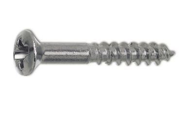Phillips / Cross Recessed Raised Countersunk Head Wood Screws Custom ยอมรับได้