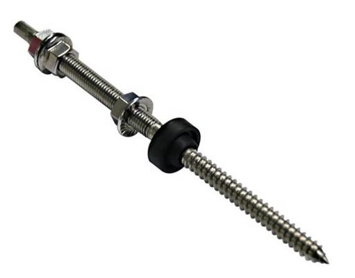 แผงโซลาร์เซลล์ SS316 20HV 520Mpa M100 Tapping Hanger Bolt