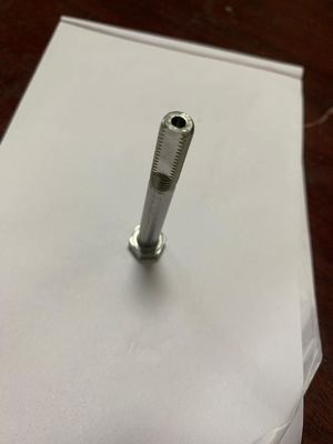 OEM Spindle Plain Finish ฟอร์จ SS316 Hex Head Bolt
