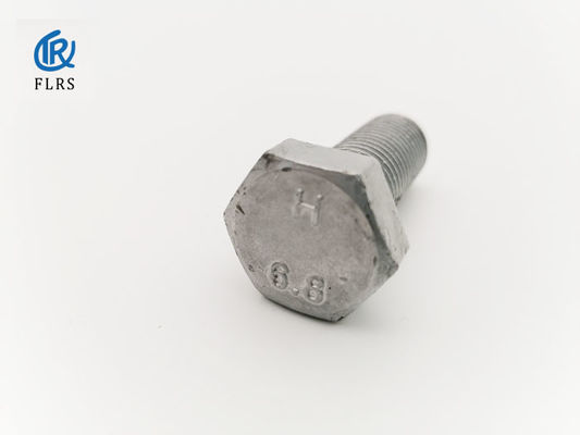 เกรด 4.8 เกลียวเต็ม ASME M3 HDG สกรูหัวหกเหลี่ยม