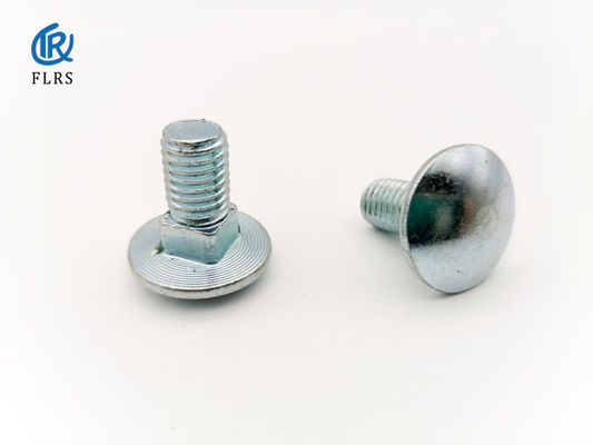 ANSI สังกะสีชุบหัวกลมคอเหลี่ยม Bolt M20 BSW Thread