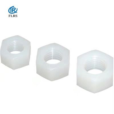 Pvdf หกเหลี่ยมอ่อนนุช Hex. ถั่ว สีธรรมชาติ / M3-M20 อ่อนนุช ทนต่อการกัดกร่อน