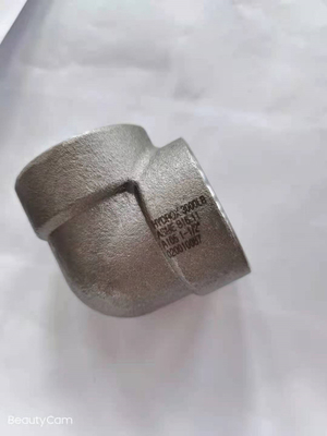 ข้อต่อท่อเหล็กคลาส 3000LB SW เท่ากับข้อศอก 90 องศา ASME B16.11